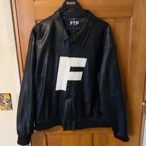 FTP VEGAN LEATHER JACKET